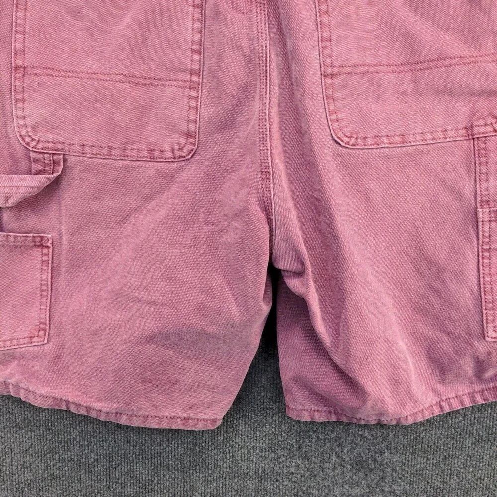 No Boundaries Men's Chino Shorts Pink Size 40 100% Cotton Slash Pockets